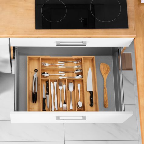 RMR HOME: Home page Kitchen Utensil Drawer Organization, Kitchen Utensil Drawer, Bamboo Silverware, Cutlery Drawer Organization, Silverware Organizer, Silverware Drawer Organizer, Kitchen Drawer Organizers, Utensil Drawer Organization, Kitchen Drawer Storage