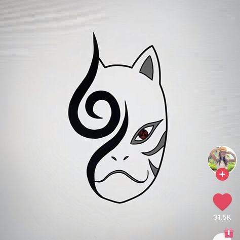 Itachi Anbu Mask Tattoo, Kakashi Tattoo Anbu, Kakashi Mask Tattoo, Kakashi Anbu Mask Tattoo, Topeng Anbu, Naruto Anbu Tattoo, Anbu Mask Itachi, Anbu Tattoo Mask, Anbu Tattoo Art