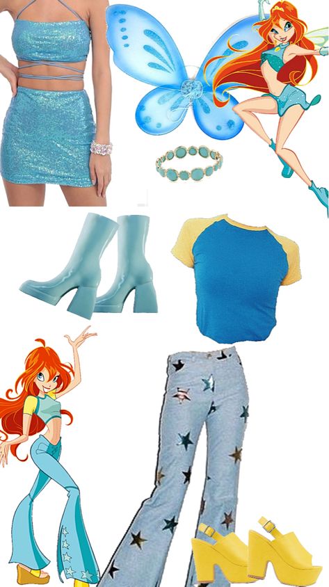 Bloom Fairy Costume, Bloom Outfits Winx Club, Winx Bloom Costume, Bloom Halloween Costume, Bloom Winx Club Outfits, Bloom Winx Club Costume, Winx Club Aesthetic Outfits, Winx Club Costumes, Winx Fairy Costume