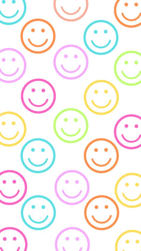 Cute Backgrounds Smiley Face, Bright Smiley Face Wallpaper, Smiley Face Screensaver, Smiley Face Phone Wallpaper, Smiley Face Background Aesthetic, Smily Face Emoji Wallpaper, Neon Smiley Face Wallpaper, Smile Face Background, Colorful Smiley Face Wallpaper