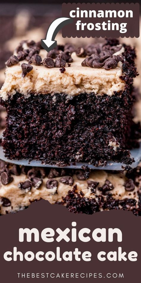 Mexican Chocolate Cake With Cinnamon Frosting, Cayenne Chocolate Cake, Spicy Mexican Chocolate Cake, Habanero Chocolate Cake, Fall Chocolate Cake Recipes, Chile Chocolate Cake, German Chocolate Anniversary Cake, Mexican Chocolate Cheesecake, Mexican Chocolate Cake Recipe