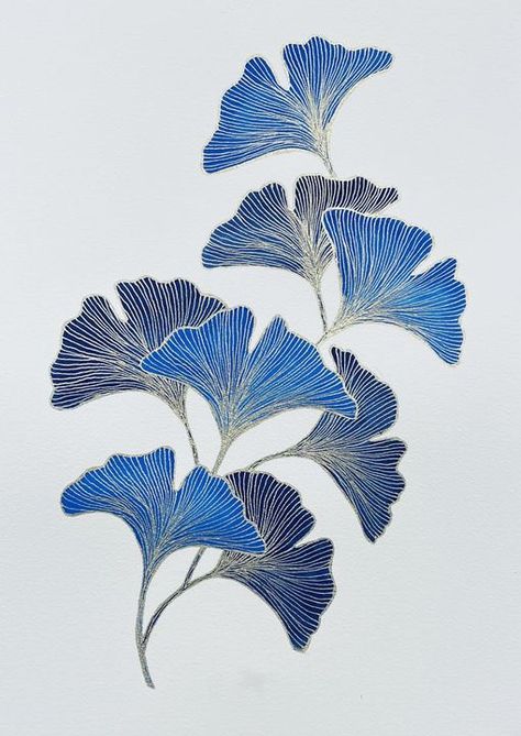 Illustrious Botanical Illustrations Fernanda Saraga · 26.09.23 Ginkgo leaves Watercolour and gold pen Artist: Fernanda Saraga https://instagram.com/fernandasaraga Gingko Art, Kintsugi Tattoo, Ginkgo Art, Witchy Room, Tarot Tattoo, Kintsugi Art, Ginkgo Leaves, Leaf Illustration, Gold Pen