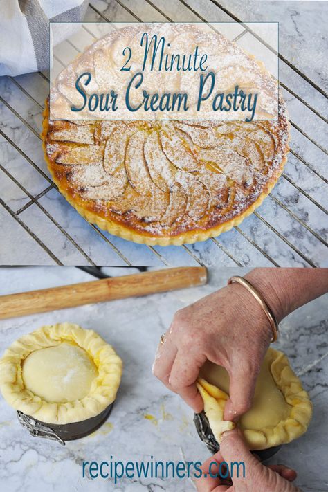 Sweet Recipes Easy, Sour Cream Pastry, Guava And Cream Cheese, Gourmet Sausage, Cream Pastry, Pies Recipes, Sweet Easy, Easy Dessert Recipes Quick, Dessert Recipes For Kids