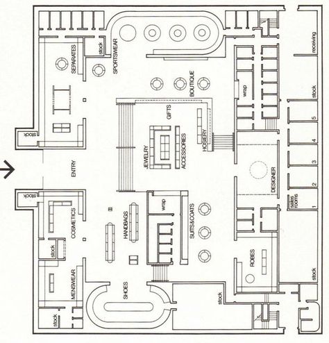 cosmetics shop plan - Google Search Retail Floor Plan Store Layout Interior Design, Department Store Interior Design, Department Store Floor Plan, Shop Layout Ideas Floor Plans, Retail Store Layout Floor Plans, Mall Floor Plan Layout, Clothing Store Floor Plan Layout, Store Plan Layout, Retail Store Plan