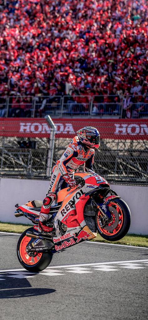 - Marc Marquez - Repsol Honda - MotoGP Wallpaper - HD Download Via Google Drive Link Moto Gp Wallpapers Hd Wallpaper, Marc Marquez Wallpapers, Moto Wallpapers, Motogp Race, Repsol Honda, Biker Photography, Image Moto, Motorcross Bike, Motorcycle Aesthetic