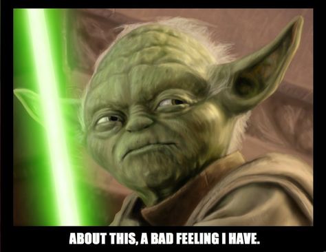 Yoda's Bad Feeling by https://r-gonz.deviantart.com on @DeviantArt Yoda Pictures, Jedi Grand Master, Yoda Lightsaber, Go Cubs Go, Master Yoda, Star Wars Yoda, Bad Feeling, Old Soul, Star Wars Characters