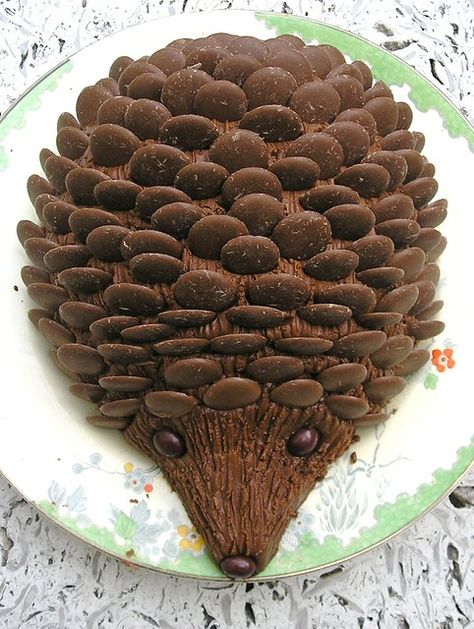 Hedgehog Cake, Animal Cakes, A Hedgehog, Novelty Cakes, Birthday Cake Kids, Fancy Cakes, Food Cakes, Pretty Cakes, Creative Cakes