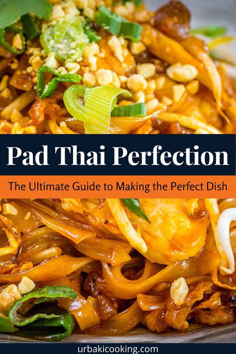 Pad Thai is a popular Thai dish made with stir-fried rice noodles, vegetables, and a flavorful sauce. This dish is a great way to introduce yourself to Thai cuisine and can be easily adapted to suit your taste preferences. Whether you prefer it sweet, spicy or savory, this recipe is sure to please. Let's get started and make some delicious Pad Thai! Pad Thai is a staple dish in Thai cuisine, and is loved by people all over the world. It's a perfect balance of sweet, salty, and... Pad Thai Recipes Authentic, Traditional Pad Thai Recipe, Pad Thai Curry Recipe, Authentic Pad Thai Recipe Thailand, Vegetarian Phad Thai, Spicy Pad Thai Sauce, Pad This Recipe, Prawn Pad Thai Recipe, Pad Thai Authentic Recipe