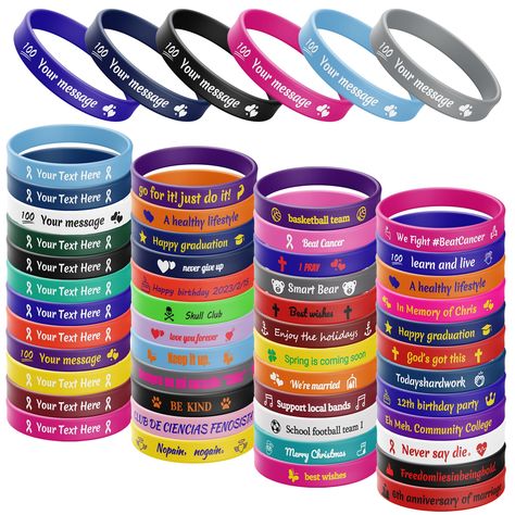 Silicon Bracelet, Homecoming Campaign, Rainbow Loom Designs, Bracelets Style, Bracelet Stand, Rubber Band Bracelet, Happy Graduation, Rubber Bracelets, Bracelet Display