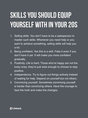 5 Important Skills To Equip Yourself Before Turning 30 Turning 20, Quotes Dream, Turning 30, Your 20s, Life Quotes Love, Robert Kiyosaki, Life Improvement, Tony Robbins, Be Successful