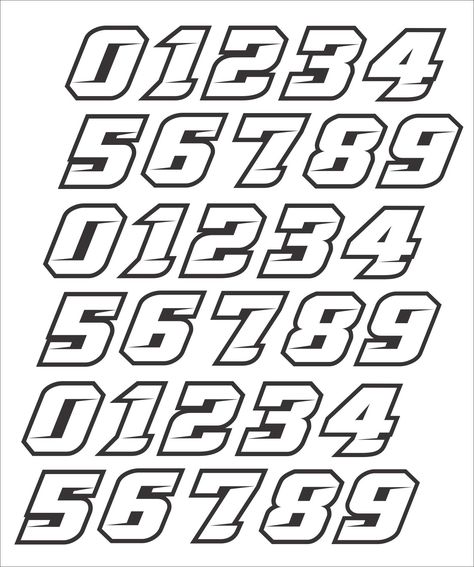 PRICES MAY VARY. 3 sets, Total of 3 of each number. Helmet Numbers two color, 1.25" tall, comes with numbers shown, Built to last Thick high quality material, 10 Mil. Cut to exact shape, no background. Fonts For Numbers, Best Number Fonts, Number Logos, Softball Helmet, Number Fonts, Number Sets, Alphabet Number, Logo Number, Beautiful Wallpaper For Phone