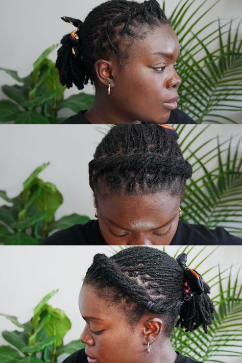 Uneven Locs, Locs Styling, Medium Locs, Loc Updo, Short Locs, Micro Locs, Starter Locs, Work Shorts, Easy Style