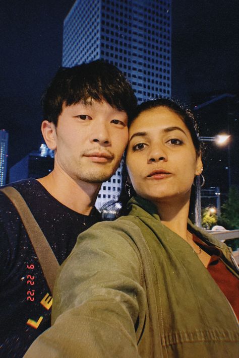 Japanese indian couple in osaka Indian Couple, Night High, Osaka