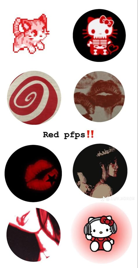 The fourth installment of our popular PFP series, featuring red-themed #Red_Pfps #Ig_Icons_Highlights_Aesthetic #Tapeta_Z_Hello_Kitty #Desain_Buklet Highlight Instagram Icons Aesthetic Red, Red Ig Highlight Covers, Hello Kitty Highlight Instagram, Aesthetic Tapeta, Red Instagram Highlight Covers, Ig Highlights Cover, Red Pfps, Ig Icons Highlights Aesthetic, Ig Highlight Covers