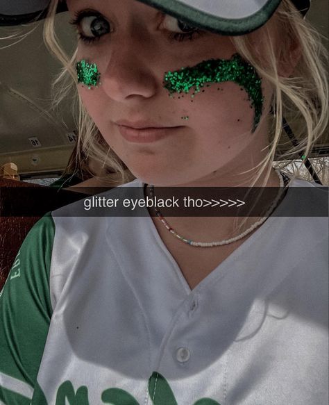 How To Do Glitter Eye Black Softball, Softball Eye Black Designs With Glitter, Eyeblack Designs Football, Cute Eyeblack Softball, Eye Black For Softball, Glitter Eye Black Softball, Glitter Eyeblack Softball, Eye Black Inspo Softball, Eyeblack Ideas For Softball