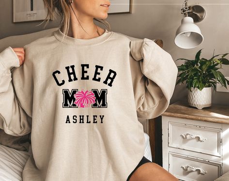 cheer sweatshirt Cheer mom sweatshirt cheer coach gift cheer mom shirt coach sweatshirt presents for mom cheerleader gifts cheerleading gift by CozyPrintHub on Etsy Cheer Mom Outfit, Mom Sweaters, Cheer Mom Shirt, Cheer Things, Cheerleading Mom, Cheerleading Shirts, Lacrosse Mom, Cheer Mom Shirts, Mama Sweater