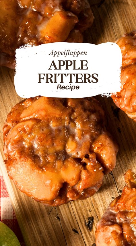 Golden, crispy apple fritters topped with cinnamon and a drizzle of maple syrup, perfect for a cozy fall dessert.Easy Apple Fritters Recipe. Cinnamon Apple Pastries,Homemade Donuts Recipe