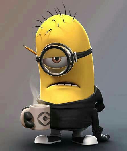 Minion coffee Amor Minions, Despicable Me 2 Minions, Minion Movie, Minion Pictures, Minions Love, Cute Minions, Minions Wallpaper, A Minion, Despicable Me 2