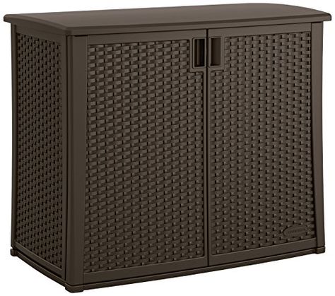 Suncast Elements Outdoor 40-Inch Wide Cabinet - 95.61 Shipped! Best Price! Patio Cabinet, Deck Storage, Outdoor Cabinet, Resin Storage, Outdoor Storage Cabinet, Patio Storage, Deck Box Storage, Wicker Decor, Deck Box