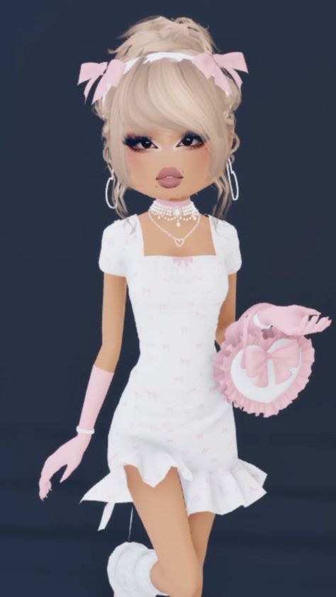 Softie DTI outfit Elegant Dti Outfit, Softies, Dress To Impress, Outfit Ideas, Pastel, Quick Saves