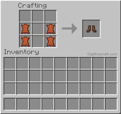 How to make leather boots in Minecraft (and more crafting recipes) Jack O Lantern Minecraft, Minecraft Crafting Recipes, How To Make Pink, Minecraft Food, Minecraft Printables, How To Make Leather, Minecraft Blocks, Minecraft Pictures, Crafting Recipes