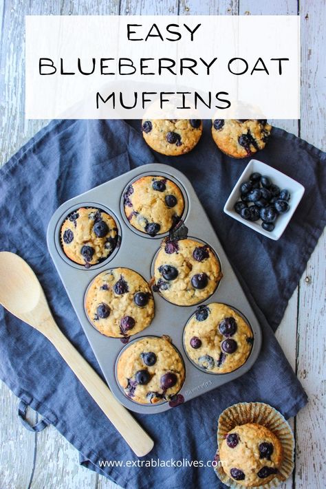 Blueberry oat muffins - Extra Black Olives Oat Muffins Healthy, Blueberry Oat Muffins, Blueberry Oatmeal Muffins, Oat Milk Recipe, Healthy Blueberry Muffins, Blueberry Oat, Blueberry Chocolate, Oat Muffins, Blueberry Oatmeal