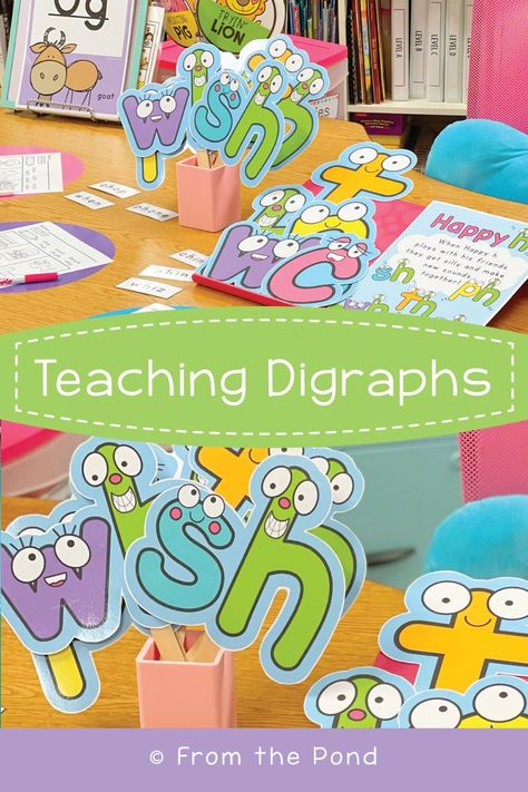 Digraphs Kindergarten, Free Phonics Activities, Teaching Digraphs, Digraphs Activities, Phonics Blends, Educational Activities For Preschoolers, Consonant Digraphs, Cvc Words Kindergarten, Early Reading Skills