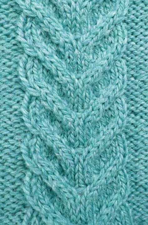 Free Staghorn Cable Knitting Stitch Knit Stitch Patterns Cables, Cable Stitch Knit, Knitted Stitches, Cable Knit Sweater Pattern, Cable Knitting Patterns, Crocheting Patterns, Beginner Knitting Patterns, Cable Knitting, Lace Knitting Patterns