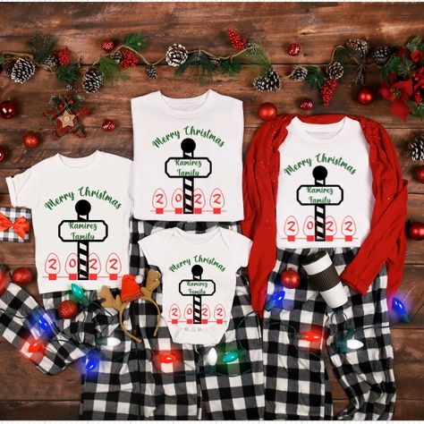 Family Christmas Tshirts With Last Name Added Family Matching Pjs With Custom Last Name Last Name Customized Pjs Family Matching Pjs, Music City Nashville, Nashville Music, Matching Pjs, Holiday Wine, Bleach T Shirts, Heart Tee, Frog T Shirts, Cricut Designs