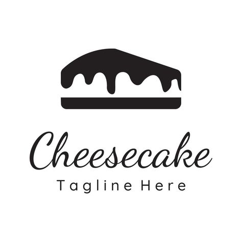 Cheesecake Logo Design, Cake House Logo, Cake Logo Design Ideas, Cheesecake Logo, Cake Logo Design, Cake Logo, Cake Desserts, Cheesecake, Company Logo