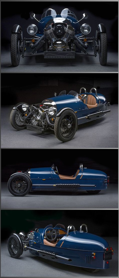 Morgan 3-Wheeler Morgan Cars Vintage, Morgan 3 Wheeler, Morgan Motors, Morgan Cars, 3 Wheeler, Reverse Trike, Cycle Car, British Cars, Unique Cars