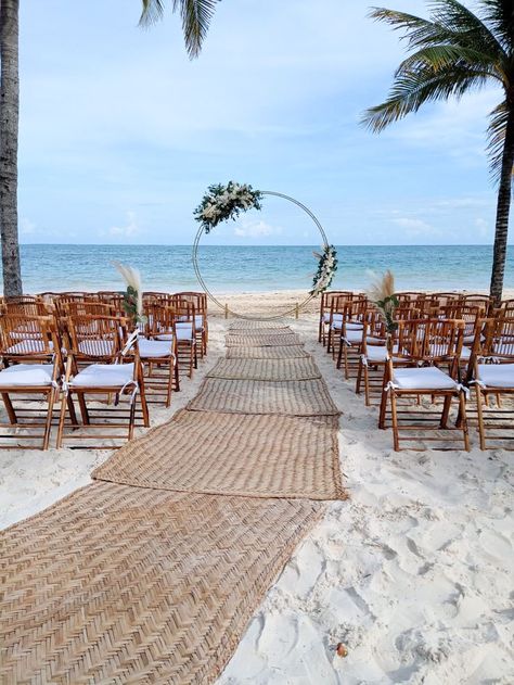 Jade Collection Arch Arrangement With Artificial Pampas Grass, Silk Flowers For Rent In Cancun, Riviera Maya, Tulum. Royalton Riviera Cancun Wedding. Royalton Riviera Cancun Wedding, Bridal Arch, Roses And Dahlias, Riviera Cancun Wedding, Brazilian Wedding, Royalton Riviera Cancun, Outdoor Beach Wedding, Arch Inspiration, Large Arrangement