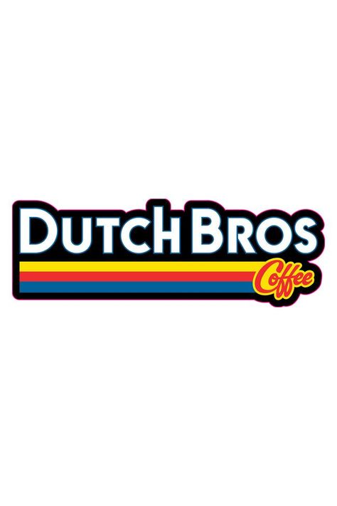 Dutch Bros Secret Menu, Dutch Brothers, Dutch Bros Coffee, Dutch Bros Drinks, Dutch Bros, Logos Ideas, Coffee Stickers, Online Logo, Coffee Shirts