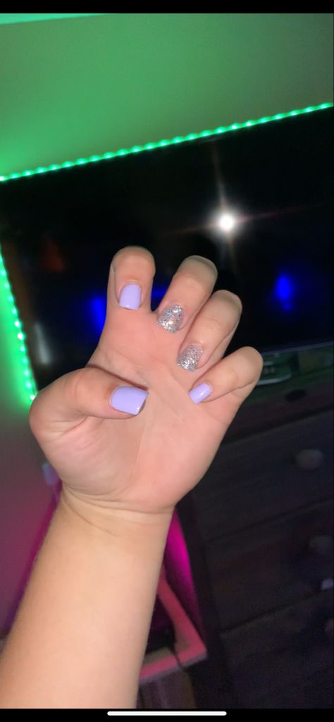 Sport Cut Nails, Volleyball Nails, Cut Nails, How To Cut Nails, Purple Acrylic, Blue Acrylic Nails, Long Acrylic, Long Acrylic Nails, Nail Inspo