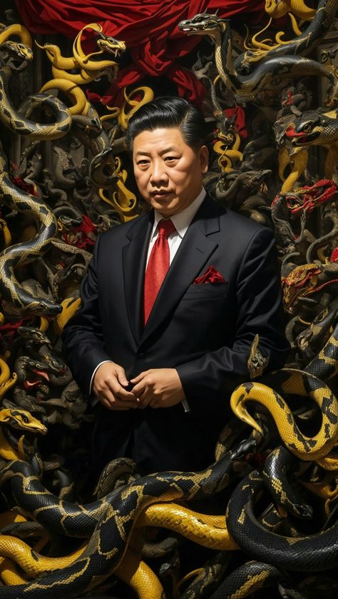 Xi Jinping & Snakes Xi Jinping, Question Everything, Snakes