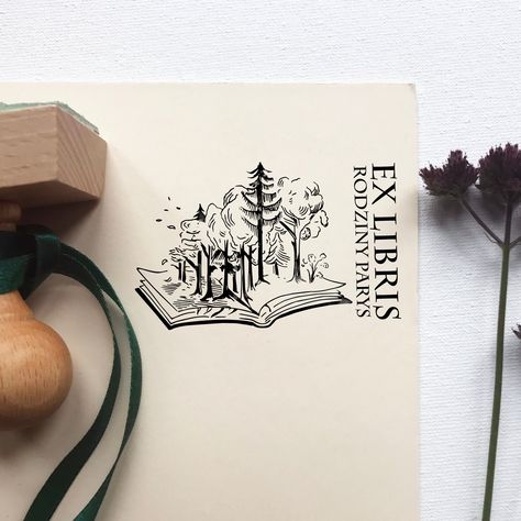 Book Stamp Design Ideas, Ex Libris Design Ideas, Ex Libris Stamp, Stamp Drawing, Stamp Book, Stamp Pattern, Custom Stamp, Book Stamp, Personalized Stamps