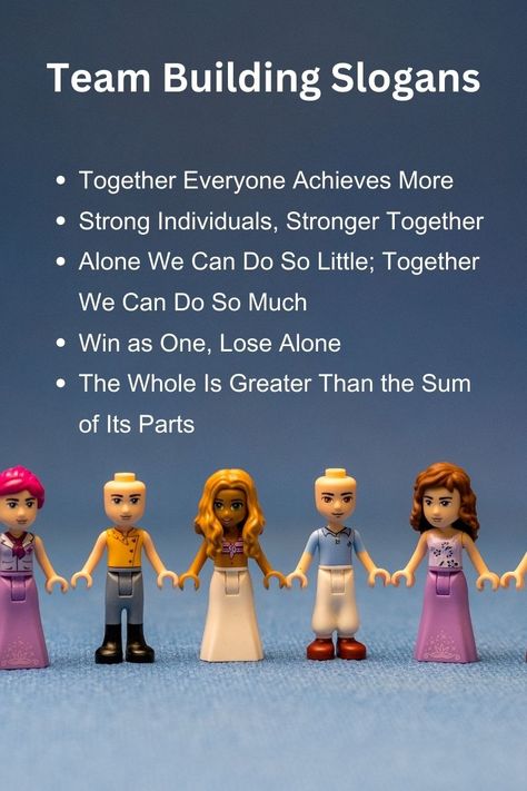 95 Teamwork Slogans To Build Stronger Team - Brand Peps Teamwork Slogans, Effective Teamwork, Team Slogans, Motivational Slogans, Cool Slogans, Catchy Slogans, Catchy Phrases, African Proverb, Appreciation Quotes