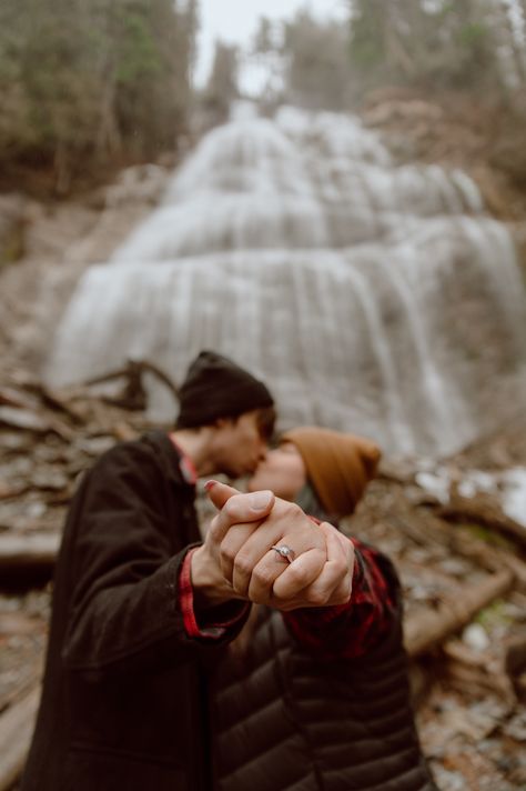 Taylors Falls Engagement Photos, Sequoia National Park Engagement Photos, Waterfall Engagement Photoshoot, Hammock Engagement Photos, Hiking Engagement Photos Outfits, Engagement Photos Forest Woodsy, Forest Engagement Pictures, Forest Engagement Photoshoot, Redwoods Engagement Photos