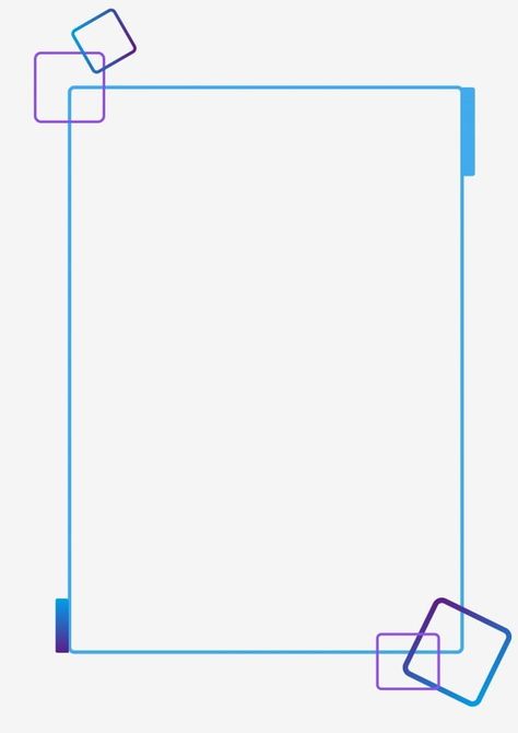 Index Border Design, Line Border Design, Borders For Project, Blue Border Design, Border Design Ideas, Blue Purple Gradient, Purple Border, Line Border, Border Vector