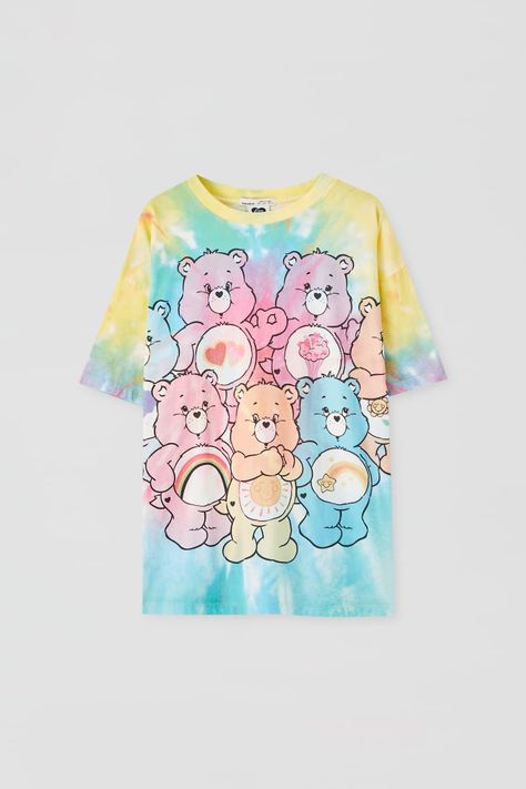 Biker Look, Bear Outfits, Tie Dye Shirts, Care Bear, Pull & Bear, Care Bears, Tie Dye T Shirts, Amelie, Teddy Bears