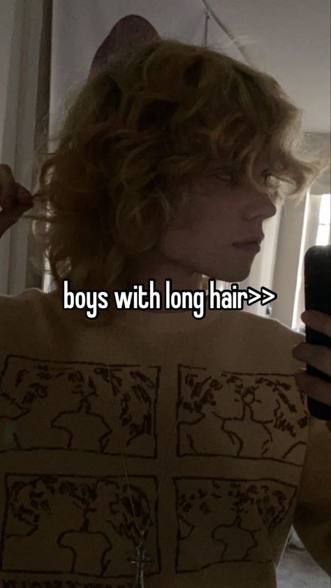 #whisper #longhair Long Blonde Hair Guy, How To Draw Fluffy Hair Guys, Boy Whispers, Crush Things, Relatable Crush, Nerdy Guys, Men Blonde Hair, Dream Relationship, When Your Crush