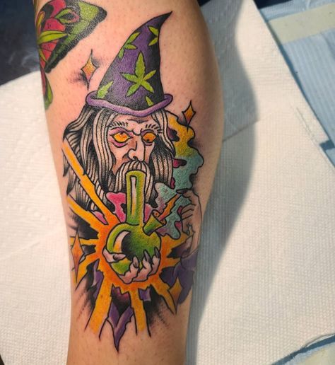 Wizard Tattoo Sleeve, Old School Wizard Tattoo, Dark Wizard Tattoo, Traditional Wizard Tattoo Flash, American Traditional Wizard Tattoo, Sorcerer Tattoo, Traditional Wizard Tattoo, Magic Tattoo Ideas, Magician Tattoo