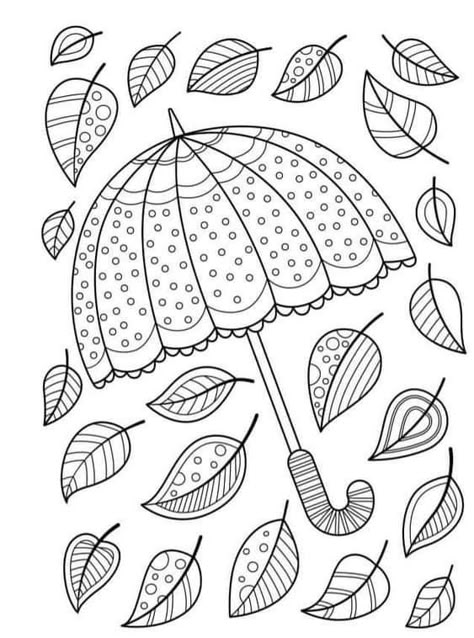 Unique Coloring Pages, Halloween Coloring Book, Fall Coloring Pages, Doodle Coloring, Autumn Crafts, Autumn Art, Mandala Coloring, Coloring Book Pages, Free Coloring Pages