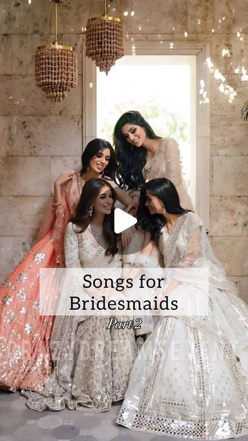 Crazy Dreams on Instagram: "Here are some amazing songs for Sister (bridesmaid) for Sister’s Wedding❤️✨

Comment Below your Favourite one!!😍😍😍

Tag #bridesmaids 
.
.
.
.

#hinduwedding #wedmegood #weddingsutra #groomsisterdance #shaadisaga #indianwedding #indianweddingblog #weddingreels #trending #weddingbrigade #bridetobe #bridesister #groomsquad #groom #southindianwedding #indiandecor #weddingdecor #engagementdecor #haldidecor #mehendidecor #indianweddingdecorator #decorsutra #sisterdance #viral #bride #brideentry #couplegoals #weddingentry #bridesmaids

[Bridesmaid Dance Songs, Songs for Bridesmaid, Bride Sisters, Bride Bestfriends, Bridesmaids, Bride to Be, Trending Dance Songs, Sangeet, Sangeet Night]" Bride Songs For Sangeet, Sangeet Look For Bridesmaid, Sangeet Songs, Bridesmaid Dance, Groom Sister, Crazy Dreams, Sangeet Night, Brides Sister, Sister Bridesmaid