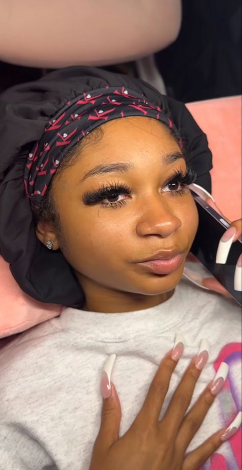 Lash Extensions Styles Black Women, Lash Ideas, Birthday Makeup Looks, Best Lash Extensions, Lash Extentions, Lashes Fake Eyelashes, Dramatic Lashes, Lashes Extensions, Lash Extensions Styles