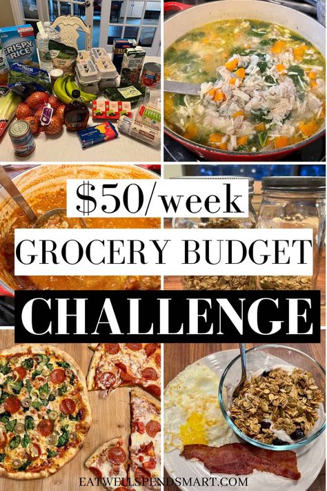 $50 Grocery Budget Challenge - Eat Well Spend Smart 200 Monthly Grocery Budget, 100 Dollar A Week Grocery Budget, Week Of Groceries Under $50, 40 Dollar Grocery Budget, Foods That Stretch Groceries Budget, $50 Weekly Grocery Budget, 25 Dollar Grocery Budget, Groceries For $50 A Week, 30 Dollar Grocery Budget