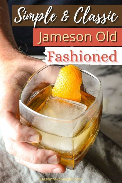 Irish Cocktail Recipes, Jameson Drinks, Old Fashion Drink Recipe, Irish Cocktails, Fall Into Winter, Simple Cocktail, Jameson Whiskey, Old Fashioned Drink, Comfort Casseroles