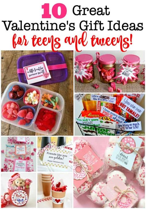 While it's true that Valentine's Day is really not a gift-giving holiday, it is so fun to surprise the kids with a special little treat on Valentine's Day! Here are 10 great Valentine's gift ideas for teens and tweens! #Valentine'sGiftIdeas #Valentine'sGifts #Valentine'sGiftsTeens #Valentine'sGiftTweens Teen Valentine Gifts, Gift Ideas For Teens, Valentine Gift Baskets, Valentine Baskets, Valentines Gift Bags, Galentines Gifts, Valentine Gifts For Kids, Valentine's Day Gift Ideas, Cute Valentines Day Gifts