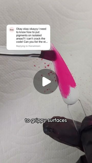 LUXAPOLISH®  LUXA® on Instagram: "Struggling to isolate your pigments? Here’s the secret! 🖤 ✨ Pigments stick to grippy and slide off of smooth ✨  BONUS TIP: Our pigments also stick to Velveteen Matte!  Using Velveteen matte under pigments gives a softer blend because you have to push and pat the pigment into the matte surface. This technique is perfect for aura nails and gradients!  Keep sending your pigment questions our way!  #luxa #luxapolish #nailart #pigmentnails #gelnails #nailtechtips" Pigment Nails, Aura Nails, Nail Trend, Pigment Powder, Toe Nail Art, I Need To Know, Color Street, Nails Nails, Nail Trends