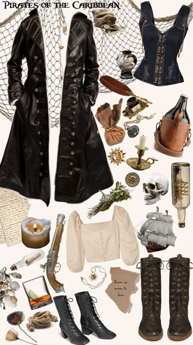 Pirate pt.2 Outfit | ShopLook Fantasy Clothing Pirate, Female Pirate Captain Outfit, Vintage Pirate Costume, Pirate Vibe Outfit, Goth Pirate Outfit, Piratecore Aesthetic Outfits, Pirate Fashion Women, Fantasy Pirate Outfit, Pirate Custome